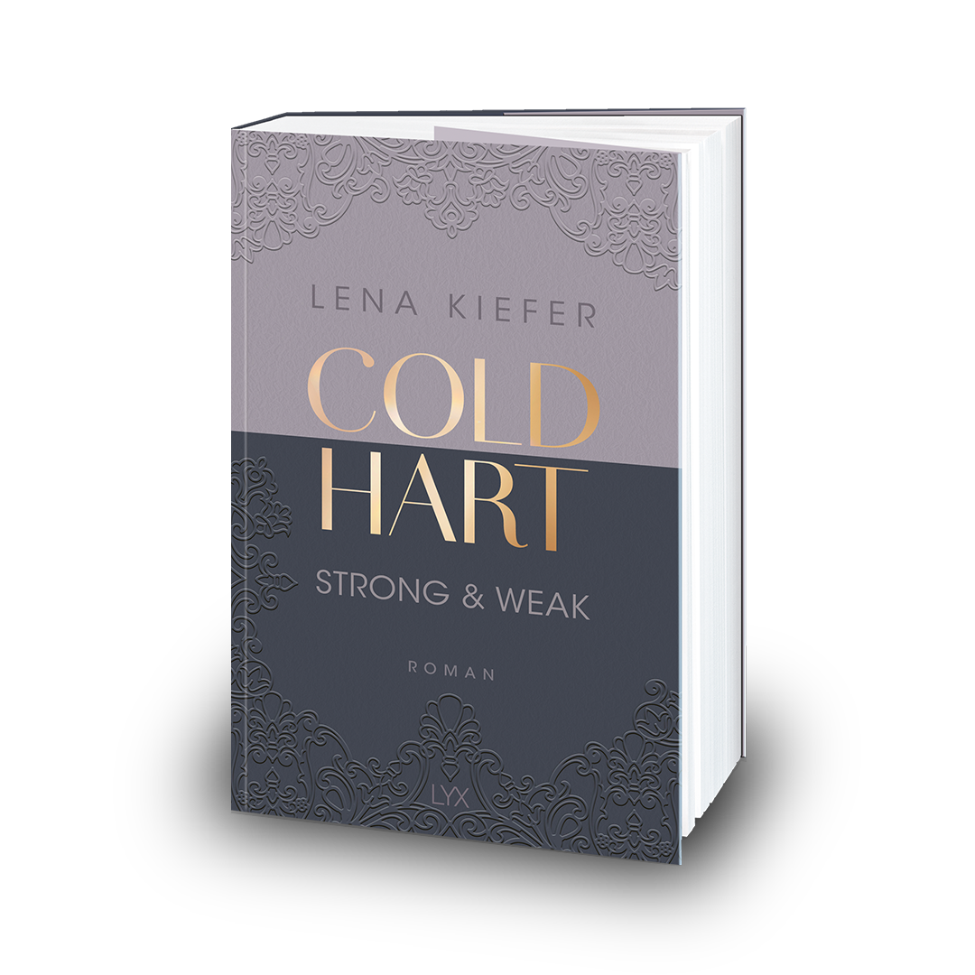 3D Ansicht, Buchcover von Coldhart Strong and Weak von Lena Kiefer