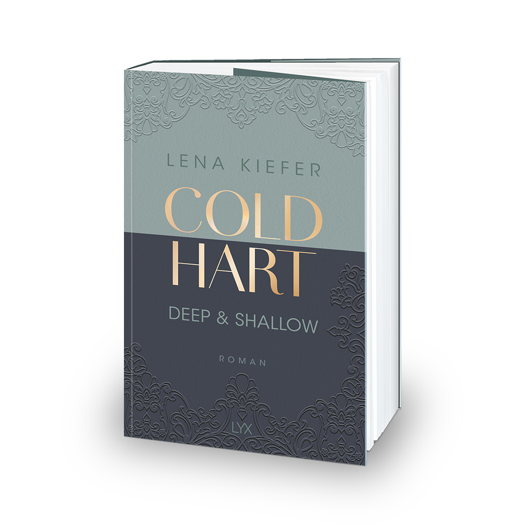 3D Ansicht, Buchcover von Coldhart Deep and Shallow von Lena Kiefer